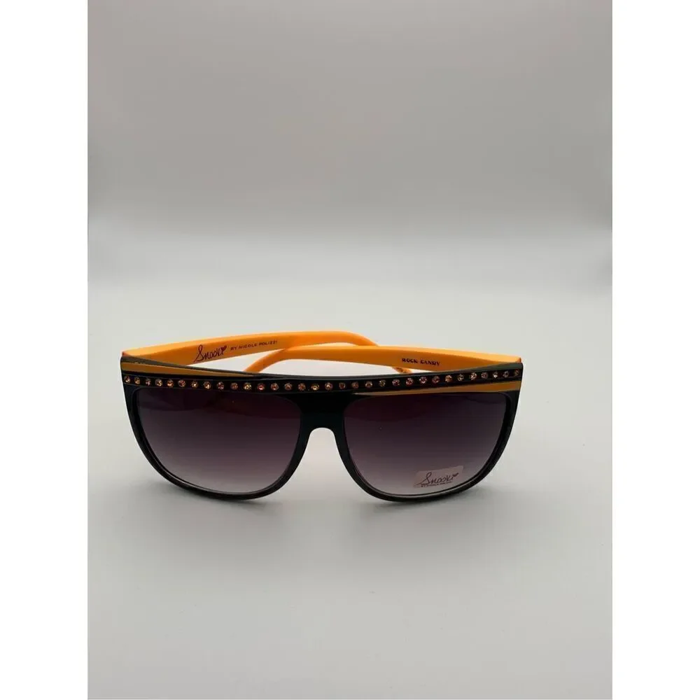 Snooki by Nicole Polizzi Womens 105-SNP-2 Rock Candy Sunglass Orange NWT